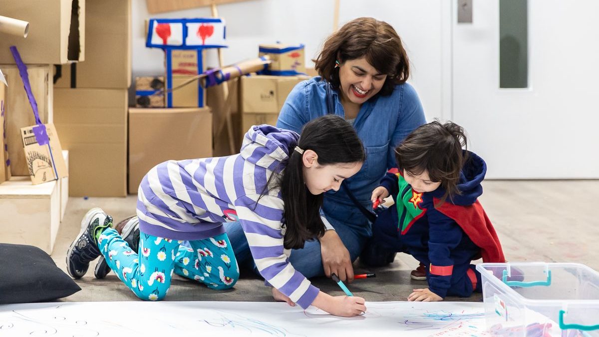 Children participating in Tate’s Early Years Programme. Tate Modern is launching a free programme of playful activities for all ages this summer